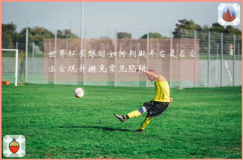 世界杯买球时如何判断平台是否合法合规并避免常见陷阱