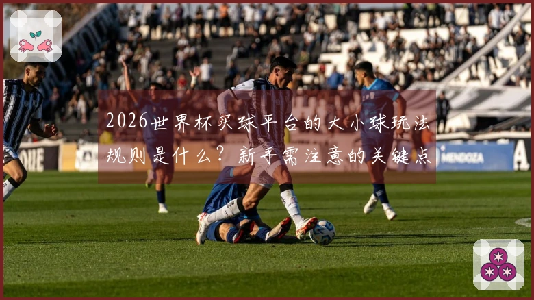 2026世界杯买球平台的大小球玩法规则是什么？新手需注意的关键点汇总